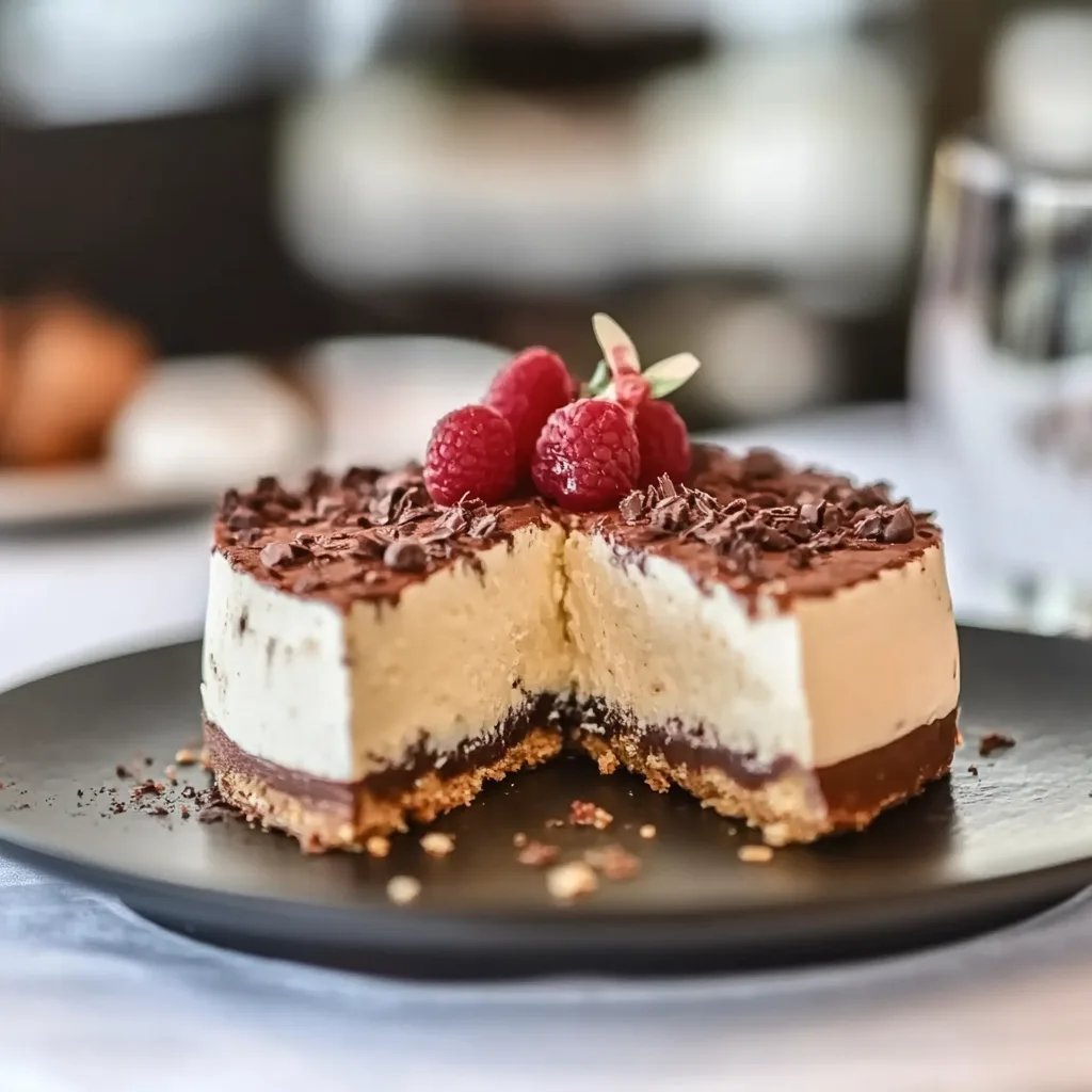 Stracciatella-Käsekuchen