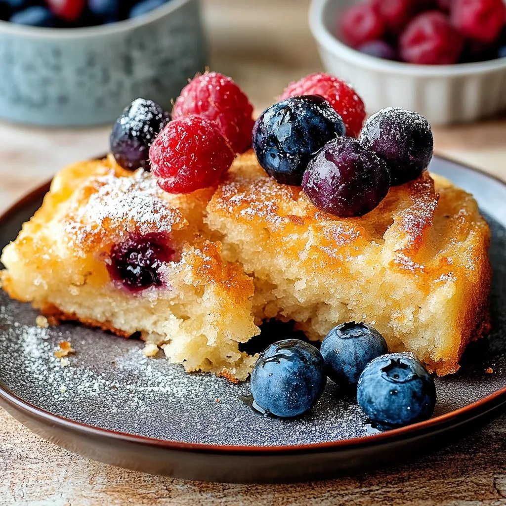 UNWIDERSTEHLICHER Blaubeer-Frühstückskuchen