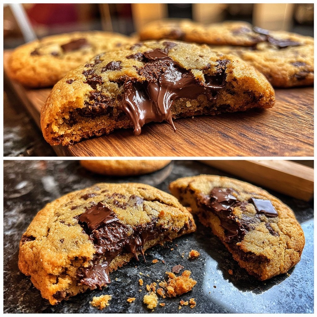 Cookies mit dunkler Schokolade