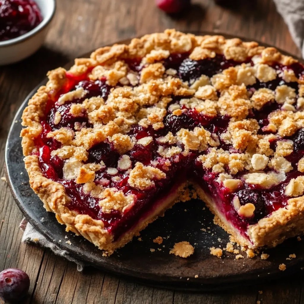 Cranberry-Streuselkuchenriegel