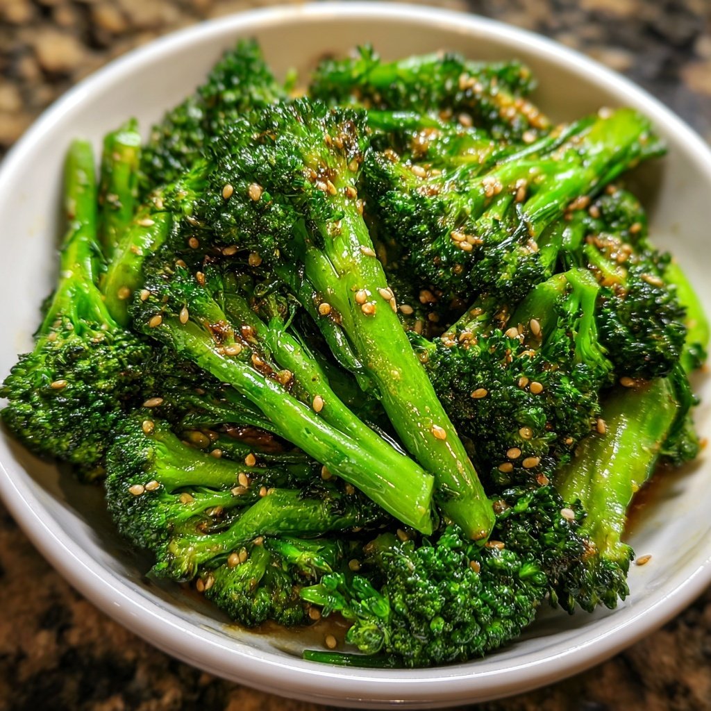 Brokkoli Pfanne Mit Sesam