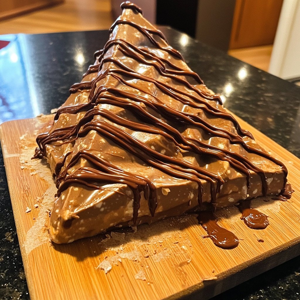 Nutella Schokoladen Weihnachtsbaum