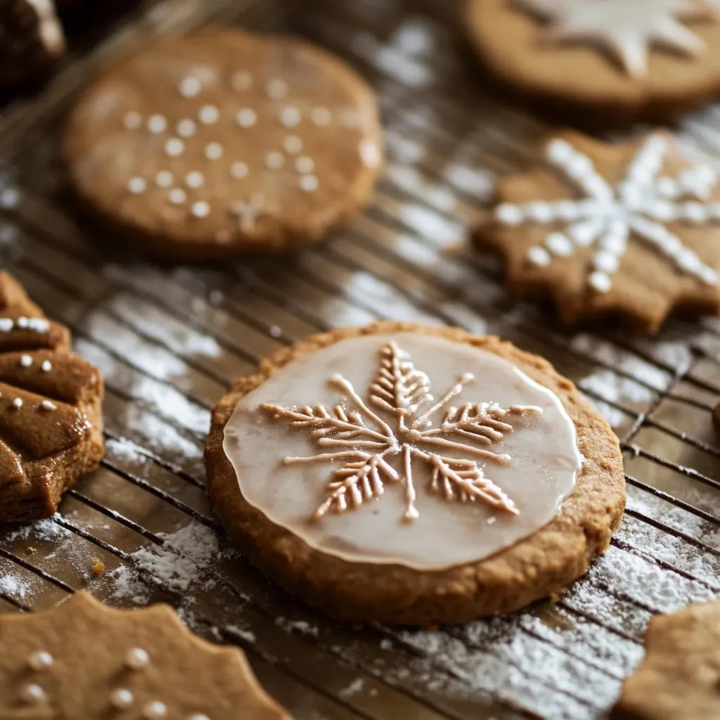 Weiche, glasierte Lebkuchen