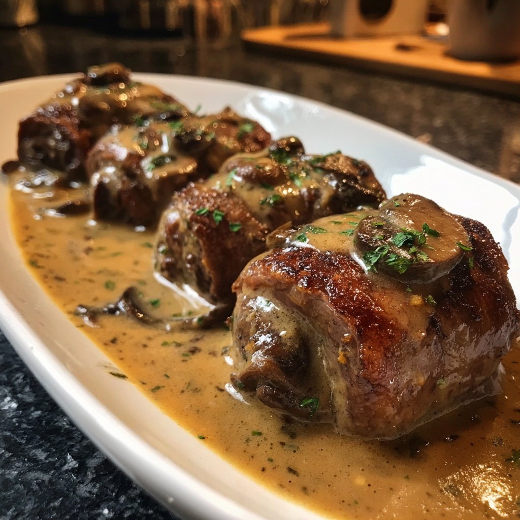 Hausmannskost Rinderrouladen mit Rahmsoße