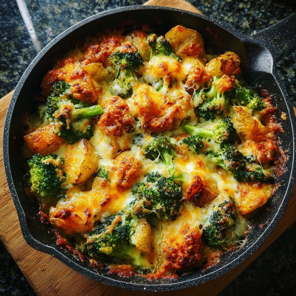 Brokkoli Kartoffel Pfanne Rustikal