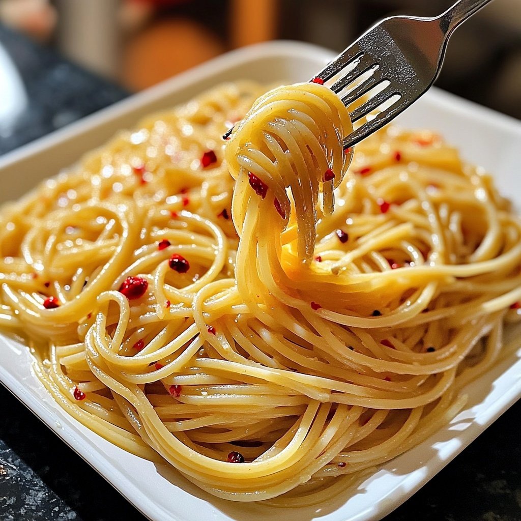 Spaghetti Aglio e Olio mit Chili