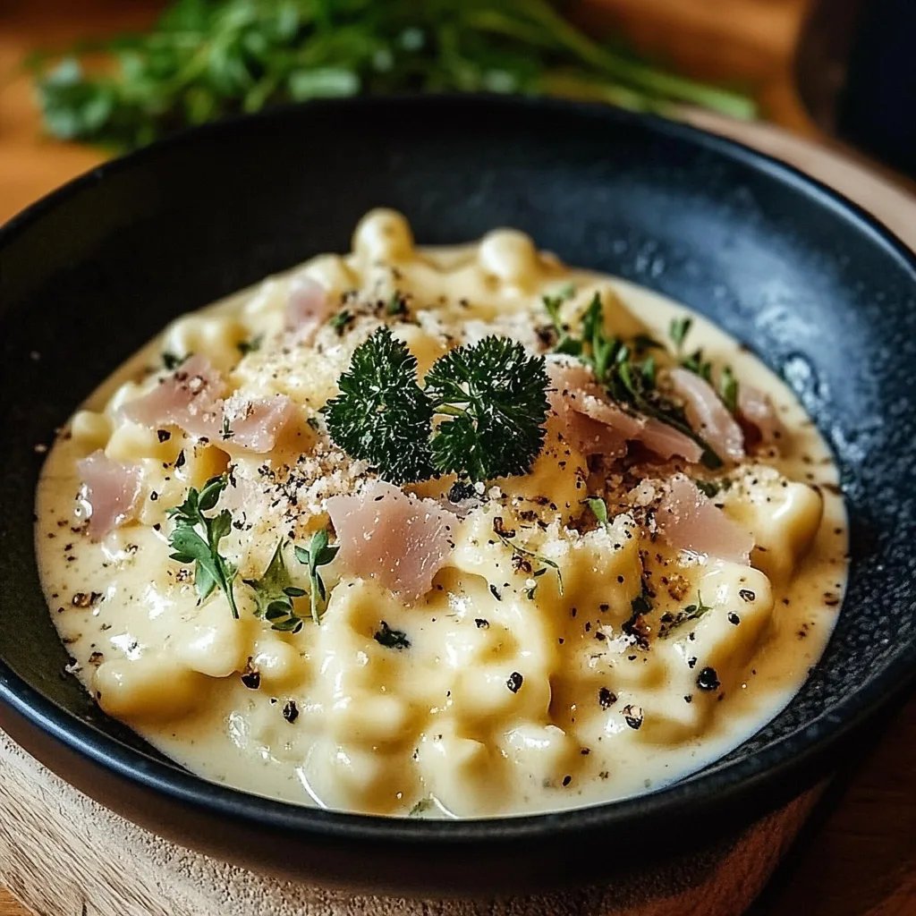 Käse-Schinken-Sahne Spätzle