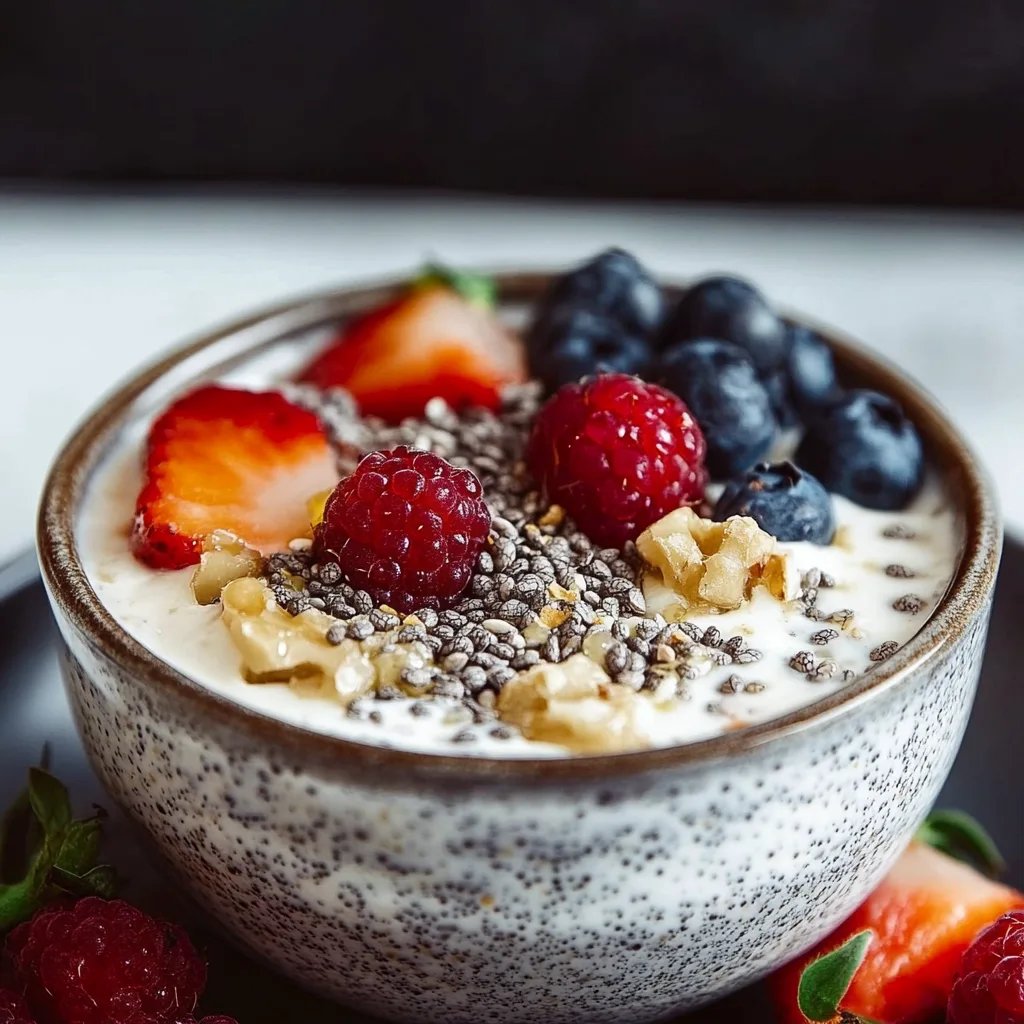 Chia-Pudding mit Joghurt