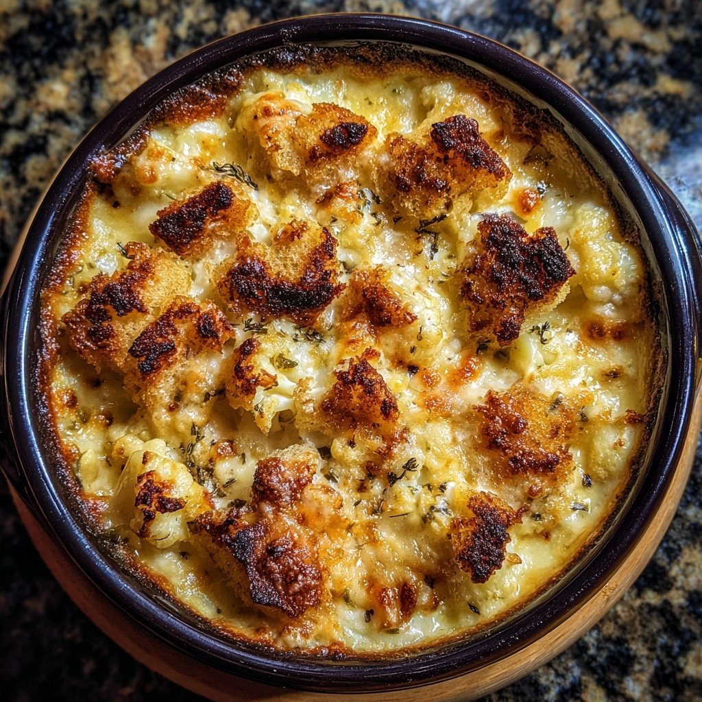 Blumenkohl Gratin Mit Semmelbröseln