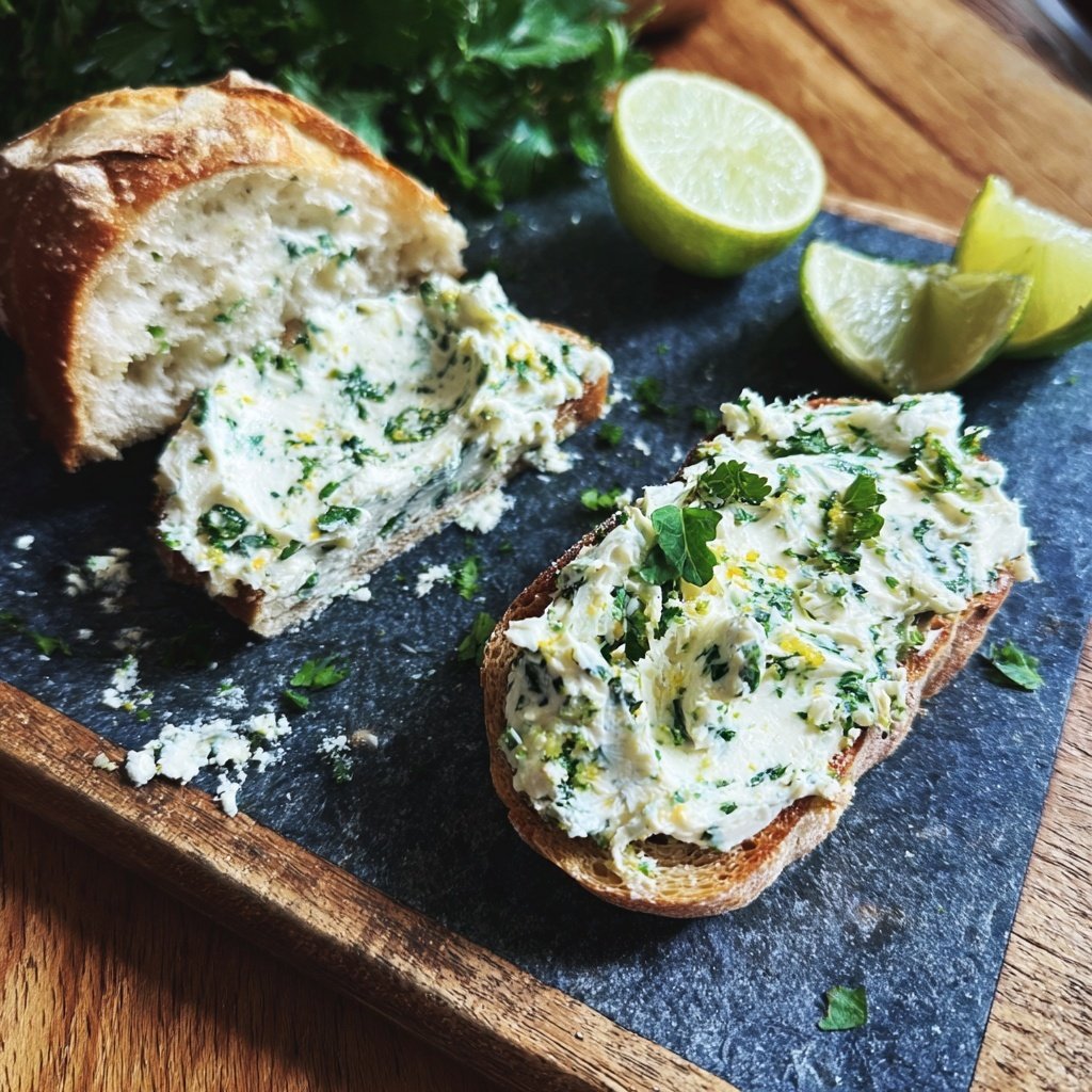 Kräuterbutter Mit Knoblauch Und Limette
