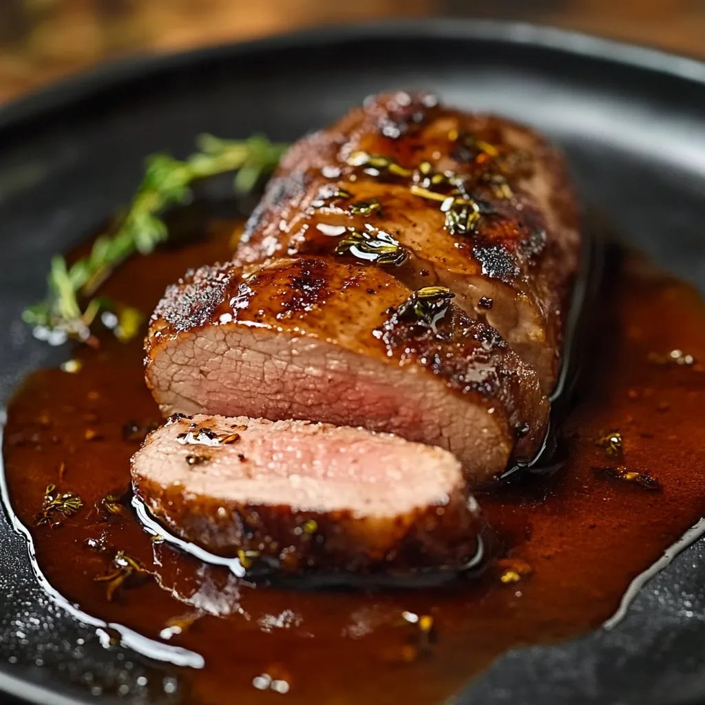 Ahorn-Bourbon-Rinderfilet