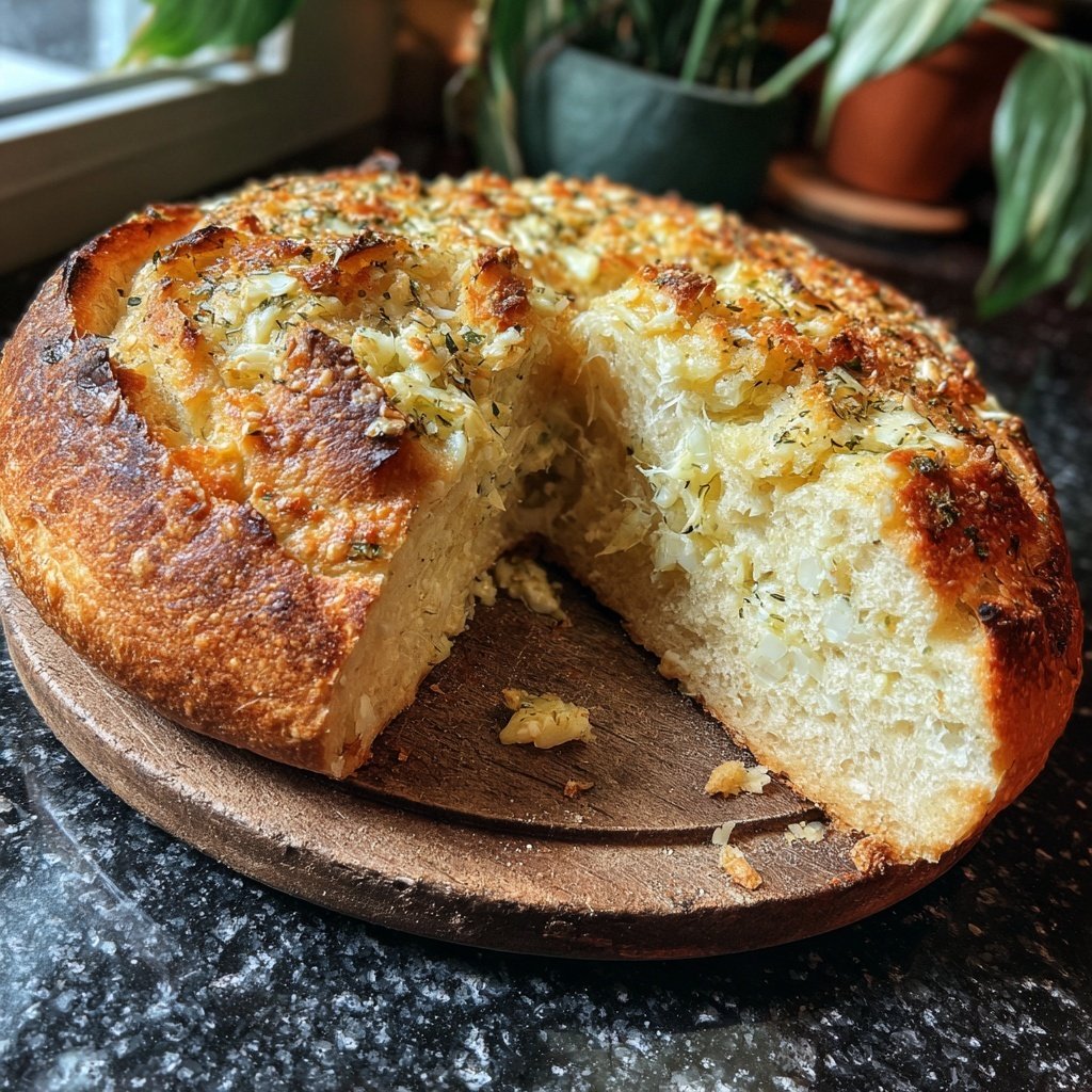 Zupfbrot Mit Knoblauchbutter